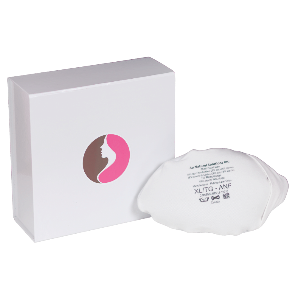 XLarge Full Ivory External Breast Prosthesis